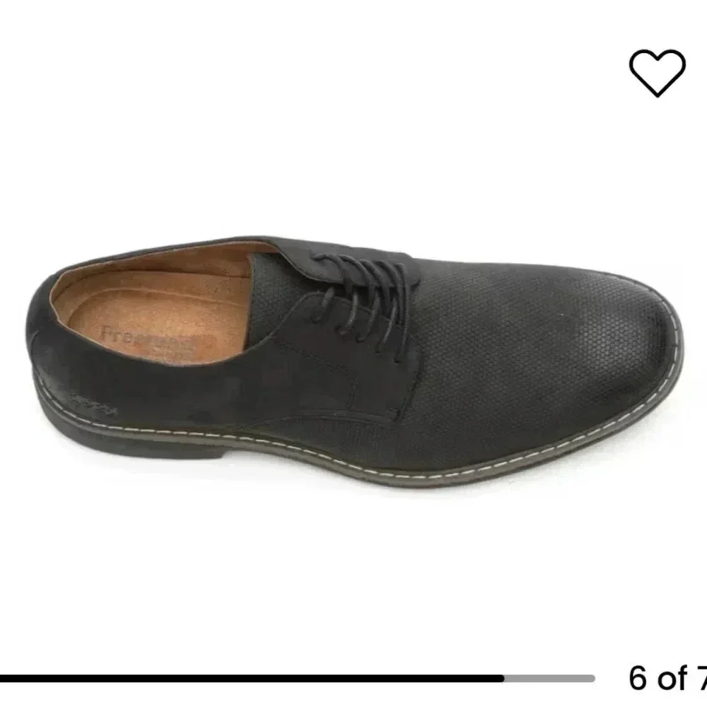 Freeman Mens Milton Memory Foam Dress Oxford 10.5 W